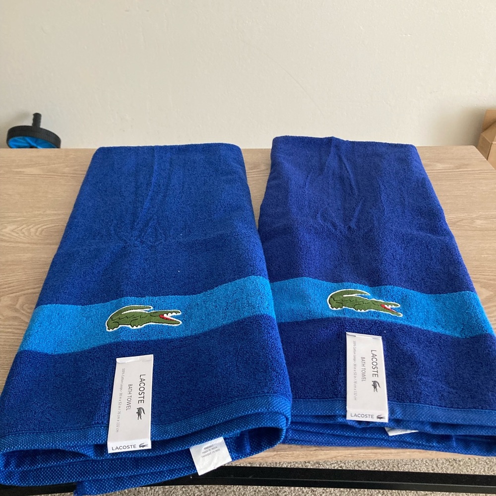 Lacoste towel
